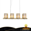 Square Board Gold Metal Marble Indoor Suitable Chandelier (MD21770-8L-1000)