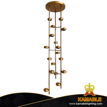 Fancy Decorative Custom Iron Brass Gold Interior Pendant Light (KYA-09P)