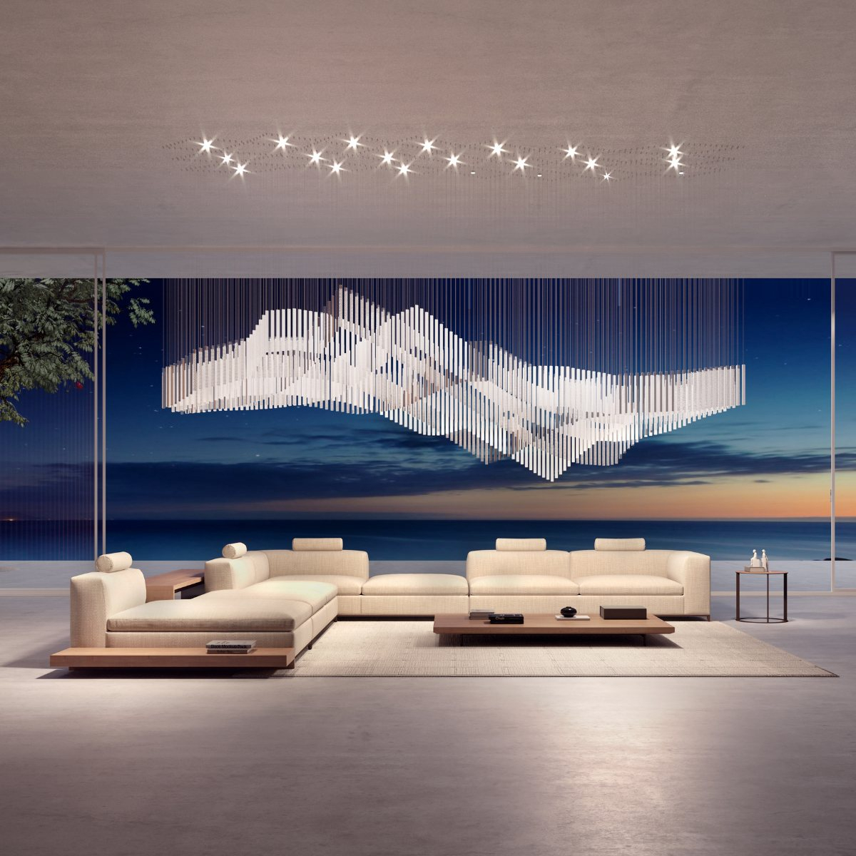 Diamond Cloud Crystal Chandelier