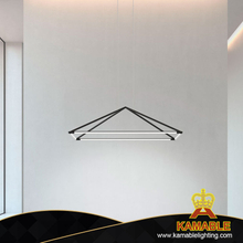 Simple Modern Black Square Frame Metal Pendant Lamp Indoor ( KIH-48P)