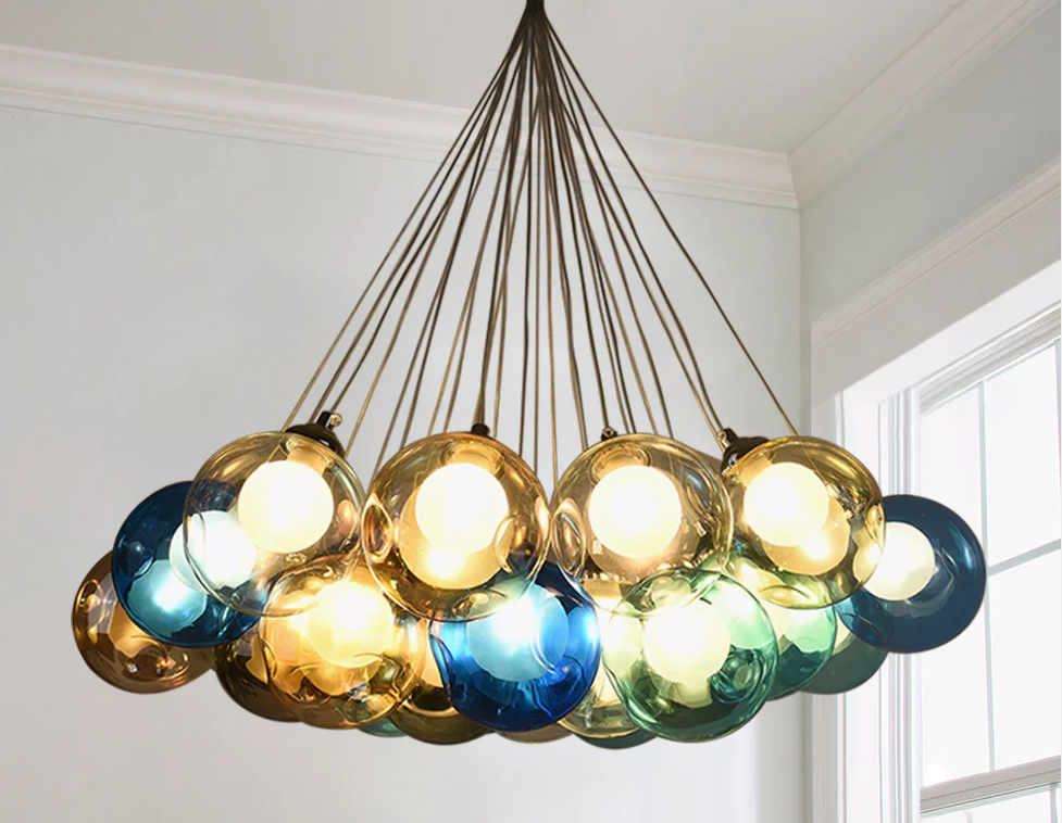 Colorful Glass Chandelier