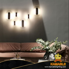 Oval Button Simple Indoor Decorative Glass Wall Lighting (KA1288W-L)