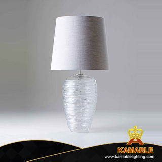 Modern Oversized Hand Blown Glass Table Lamp Clear Thread Table Lamp (KDA-TL11)