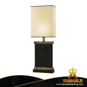 High Quality Fashion Simple Design Square Black Marble Villa Project Table Lamp (KDA-TL24)