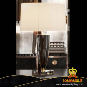 High-end Custom Modern Home Decoration Iron Table Lamp Chrome Pearl Black Table Lamp (KDA-TL35)