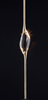 Purely handmad Brass Finish Metal Clear Glass Chandelier (KJ8001)