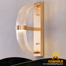 Bedroom Metal Clear Glass Elegant Wall Lighting (MD10809-1-235)