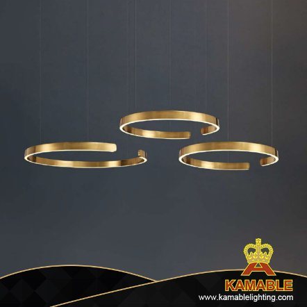 Simple Luxury Lighting Notch Ring Stainless Steel Pendant Lamp (CL301)