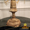 Bedside Hotel Degsign Antique Brass Crystal Table Lamp (FT-0612-2)