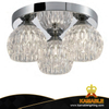 Indoor Room Elegant Design Crystal Chrome Ceiling Light (KC10885-5B)