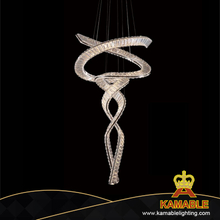 Spiral Modern Melody Design Stairs Lobby Crystal Metal Chandelier (MD6064A-2A)