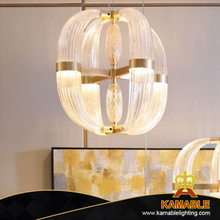 Circle Glass Living Room Designer Style Pendant Light (MD10809-1-430)