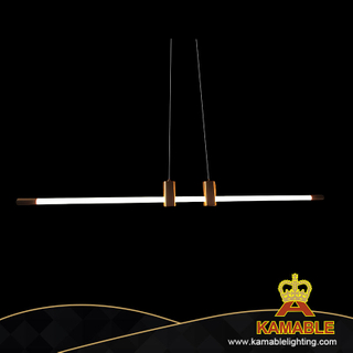 Simple Acrylic Line Design Diaphanous Bedroom Hall Pendant Light (KIH-96P)