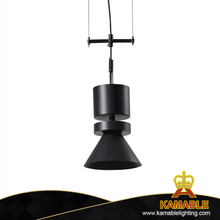 Aluminum Interior Dark Grey Decorative Industrial Pendant Light in Restaurant (KIH-45P) 