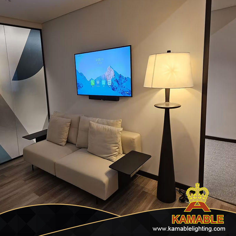 Private Design Custom Resin Fabric Home Warm Floor Light (KIA-112F)