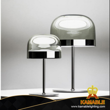 Decorative Wonderful design Steel Glass Smoky Living Room Table Lamp (KA3058)