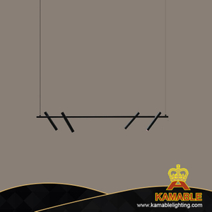 Point Series Free Matt Black Metal Spot Pendant Light(KA8920/4)