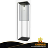Modern Metal and Glass Standing Floor Lamp (KPL1807)