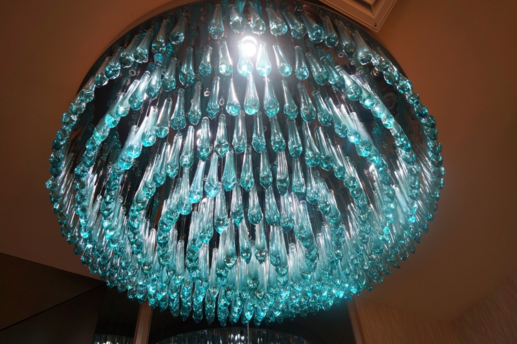 Wholesale Hand Blown Blue Murano Glass Chihuly Style Modern Chandeliers (KA228)