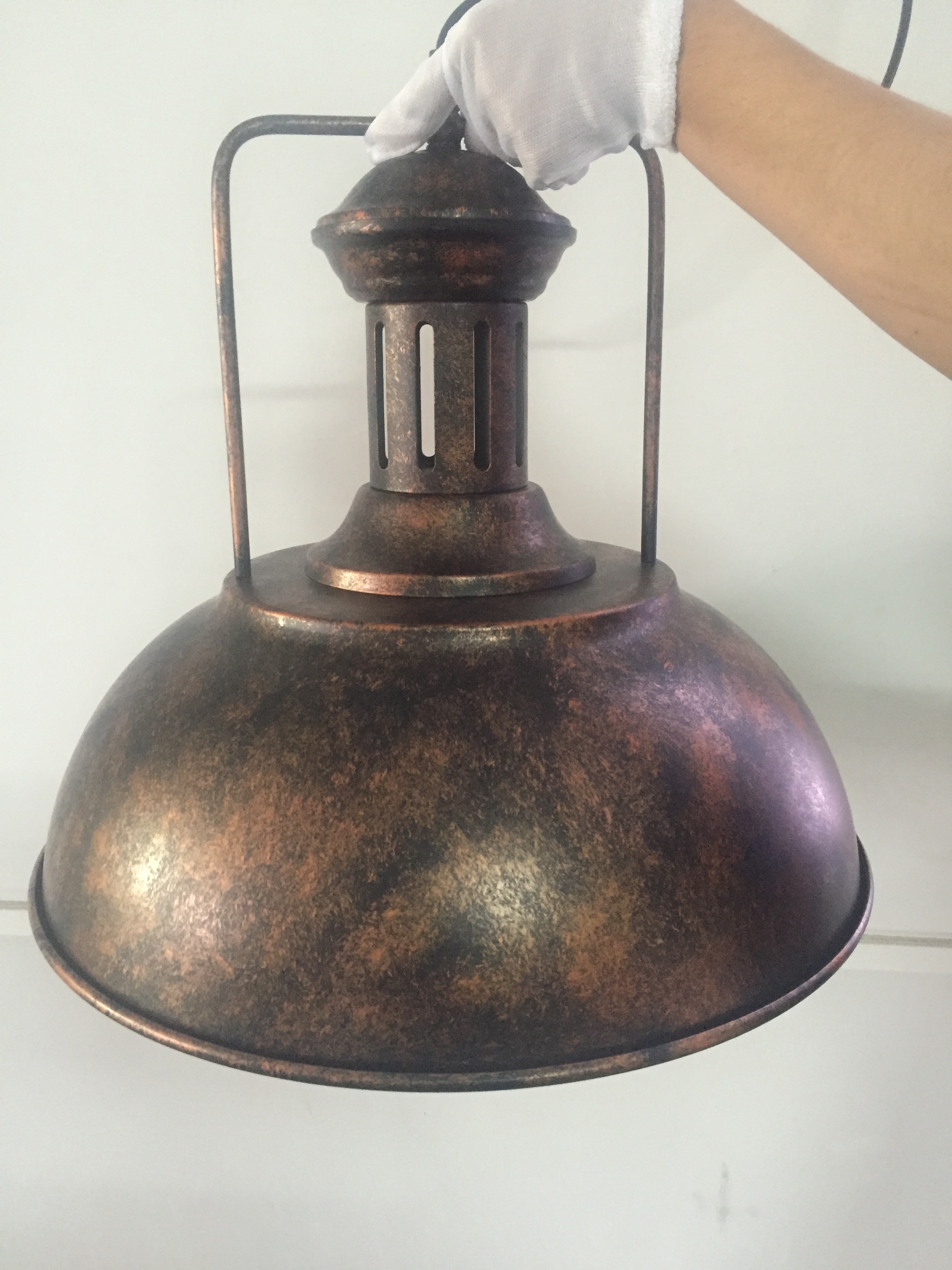 Industry metal Iron Ancient Chandelier pendant lamp rustic lights (KABS5038)