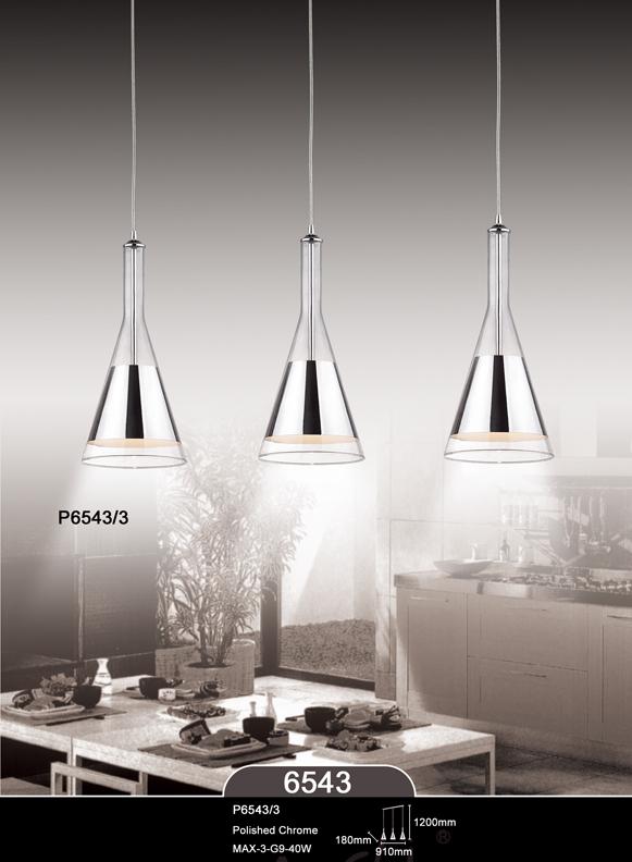 Consice style decorative modern interior pendant lighting (P6543-3 ) 