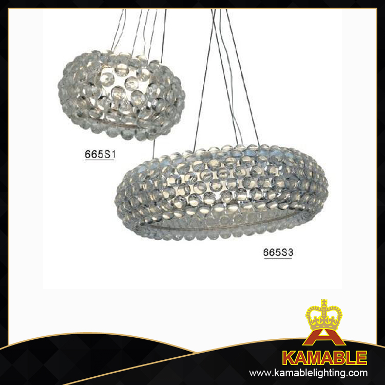 Decorative modern fashion amber glass pendant lamp (665s3 ) 