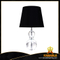 Transparent crystal decoration black table lamp (TL3082)