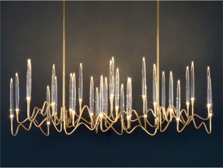 Contemporary decorative clear acrylic pendant lights (KAP17-028) 