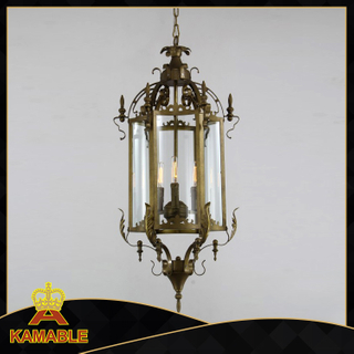 Antique steel decorative lantern shape pendant light(KM0114P-3 )