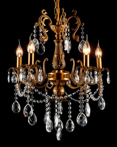Unique style indoor decorative cast aluminum chandelier(9126-5L )