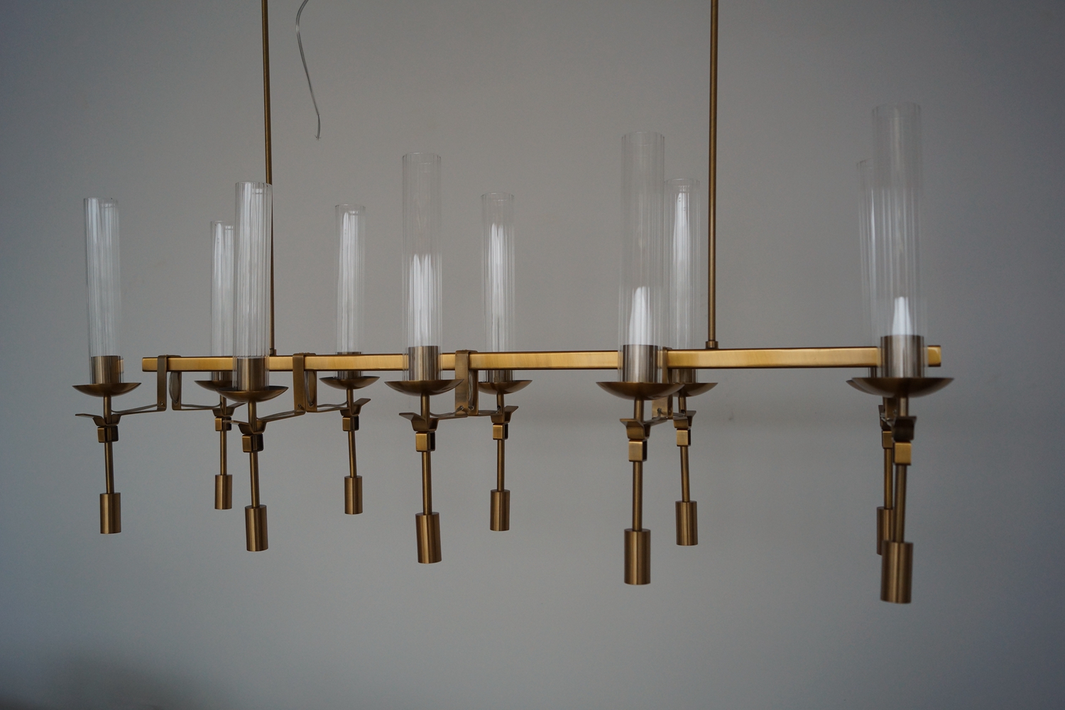 Restaurant Copper Crystal Glass Pendant Lamps (KAP6017)
