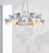 Carbon steel decorative modern hotel pendant lighting (775S-16 ) 