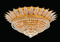 Excellent design hotel lobby crystal ceiling light(Yhc2214 L14)