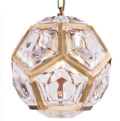Special interior design crystal square pendant lighting( 1634D18)