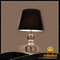 Transparent crystal decoration black table lamp (TL3082)