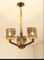 Hotel decorative smoky gray glass pendant lamps (KAP17-032) 