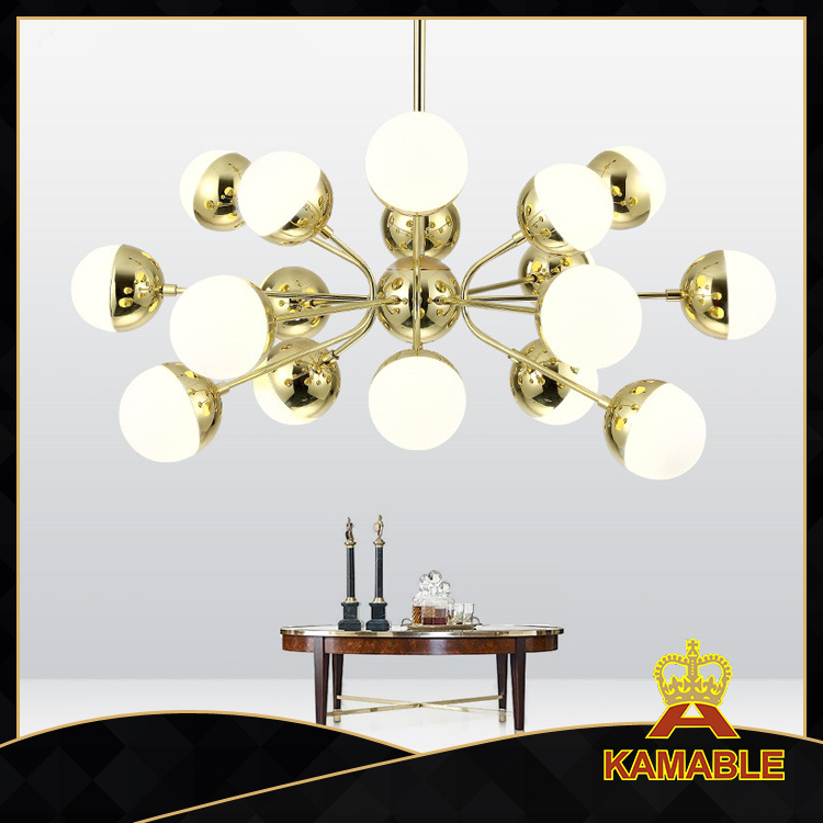 The bulb of Europe type style pendant lamp for meeting room (GD18142P-L18)