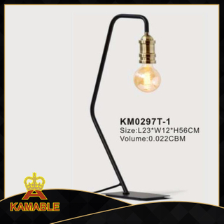industrial Table Lamp has a slim small footprint perfect for a desk or side table (KM0297T-1 )