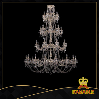 Lobby luxury crystal Ceiling lamp (1702-16+8+8+8-335+265 CGW)