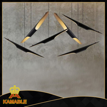 Hot sell aluminium black and gloden hanging lamp(M-152S/BK)