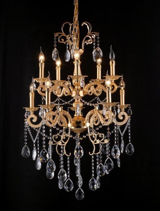 Delicate indoor decorative cast aluminum chandelier(cos9084 )