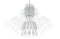 Decorative modern fashion white glass pendant lamp (2233S ) 