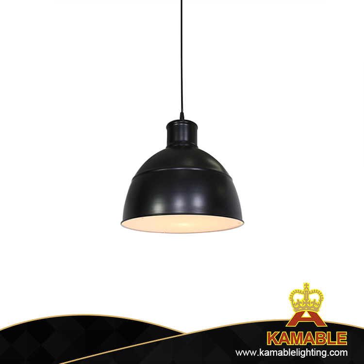 Industry Dining Room Decoration Simple Black Acrylic LED Pendant lighting (KJ051)