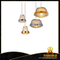 Clear glass decorative modern indoor pendant light (G-057S-S/GD ) 