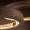 Living room decorative round crystal pendant lamp (1626D60)