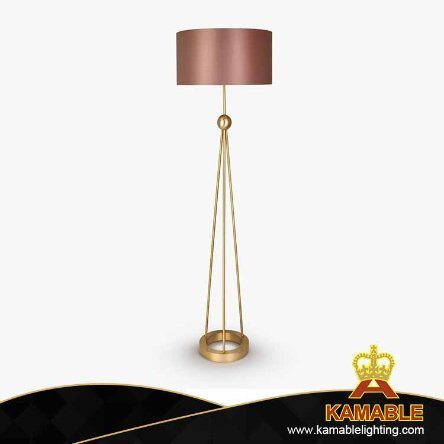 Golden Metal Modern Floor Lamp for Hotel Project (KPL1818)