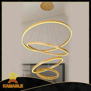 Circular Metal Acrylic LED Pendant Hanging Lamp (KA66113)