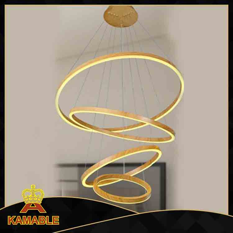 Circular Metal Acrylic LED Pendant Hanging Lamp (KA66113)