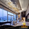 Decorative Project Hotel Glass Pendant Light (KPL1802)