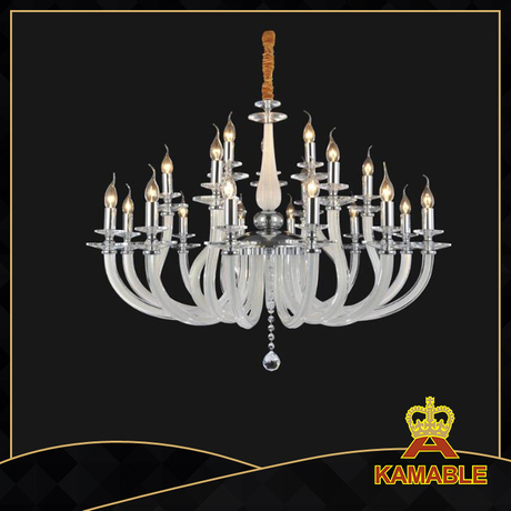 Modern Hanging pendant glass chandelier(MD9338-10+5)
